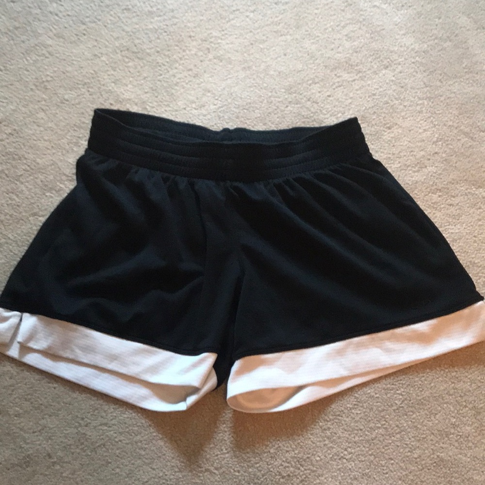 XS Champion Shorts Black with white at the edge